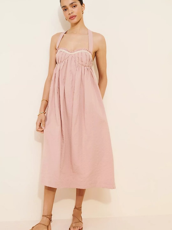 Free People Dresses & Skirts - Free People Midi Tie-Back dress